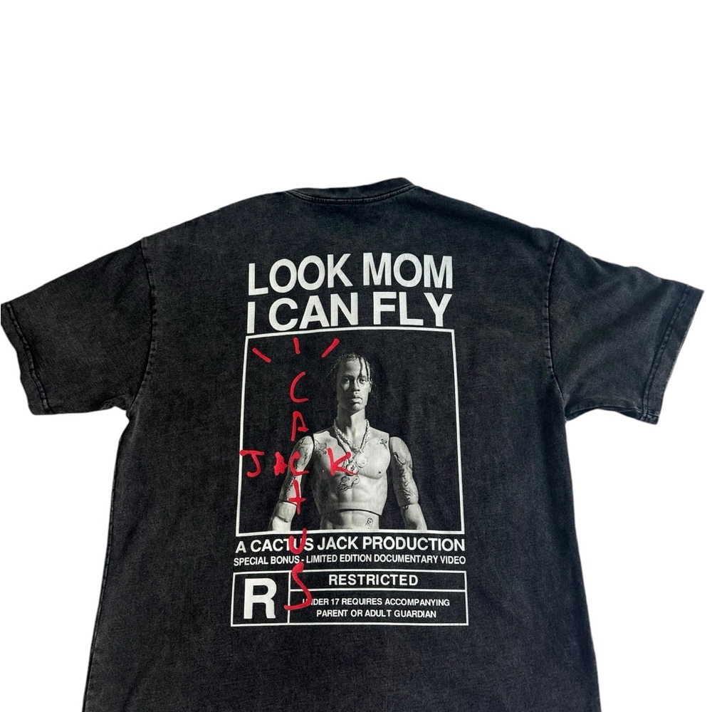 🔥 Travis Scott “Look Mom I Can Fly” Limited Edition Tee 🔥